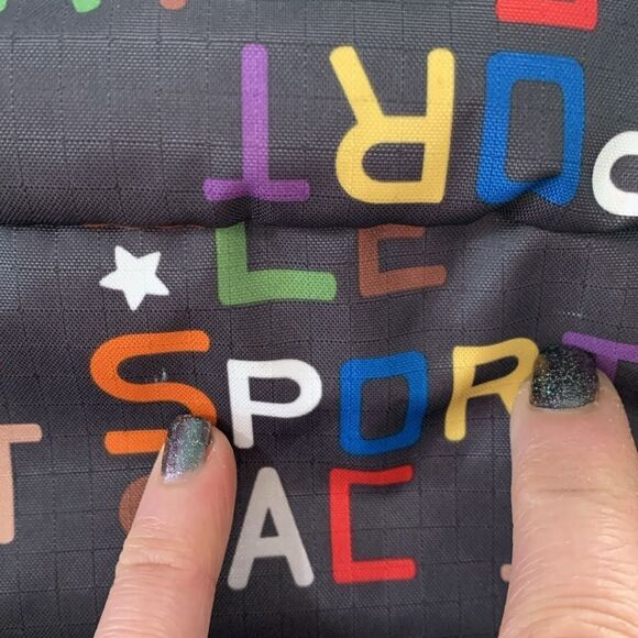 LESPORTSAC Mulitcolor Logo On Black
Nylon Tote - Picture 17 of 17